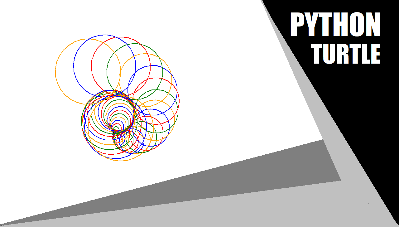 Python Turtle - Draw Spiral Helix Pattern in Python turtle Graphics ...