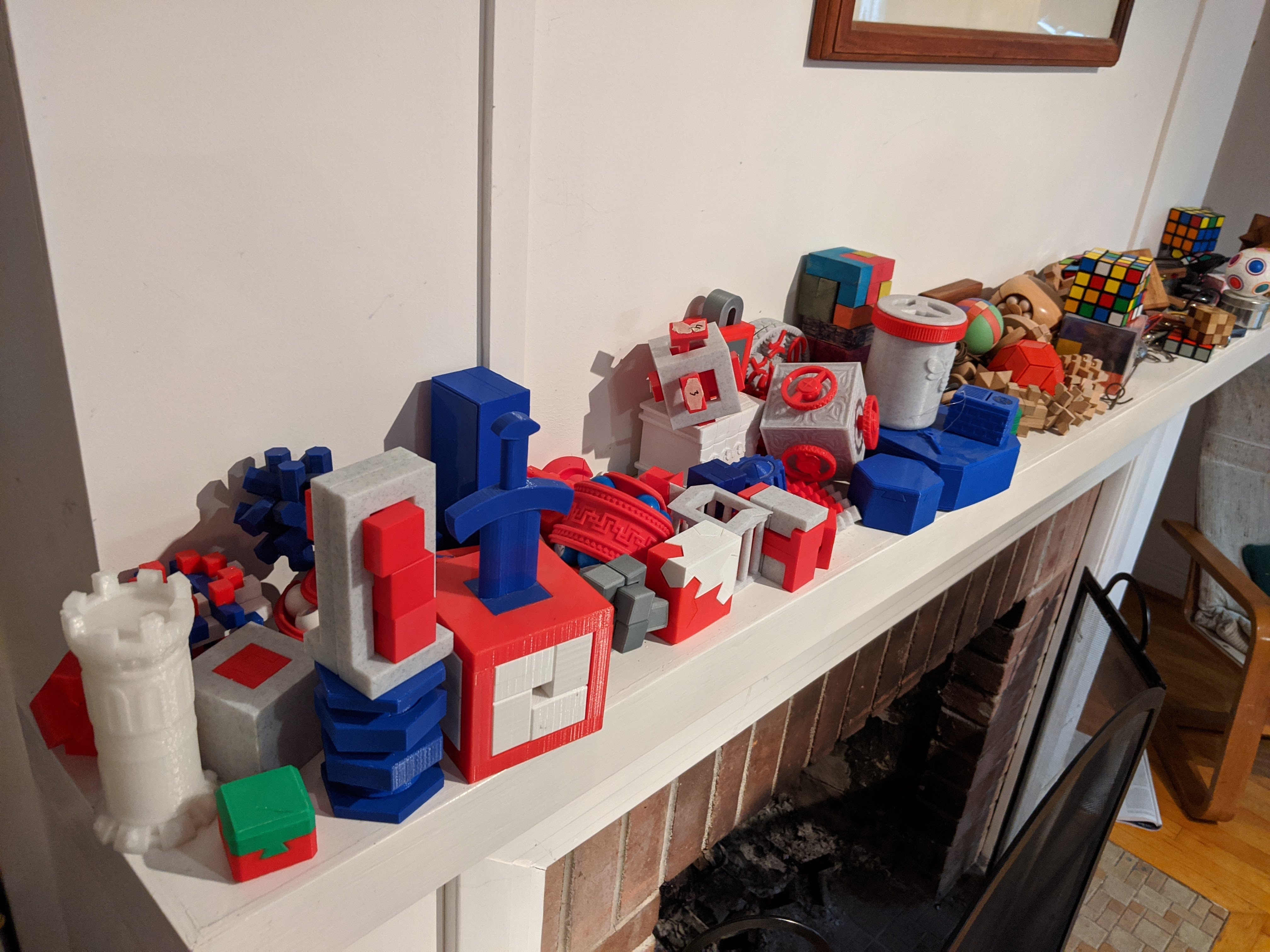 Lots and Lots of 3D Printed Puzzles