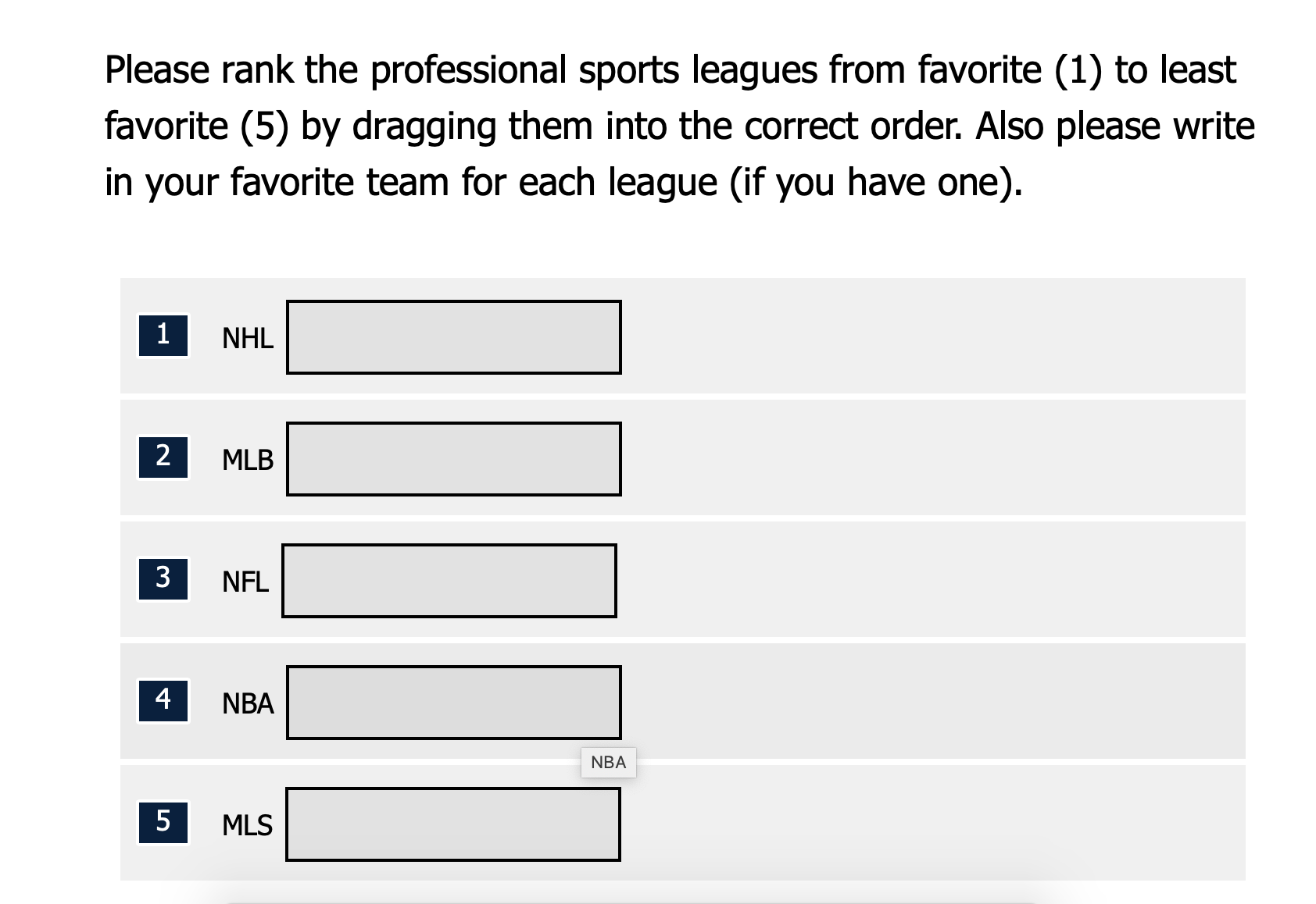 MLB Fan Survey Part 2