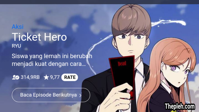 Ticket Hero Webtoon