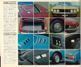 Toyota Celica I, sportowe japońskie coupe, z napędem na tył, dawna motoryzacja, nostalgic, stary model, fotki, broszura