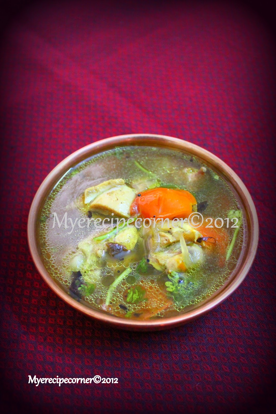 Mye's Kitchen Pepper Chicken Soup recipe