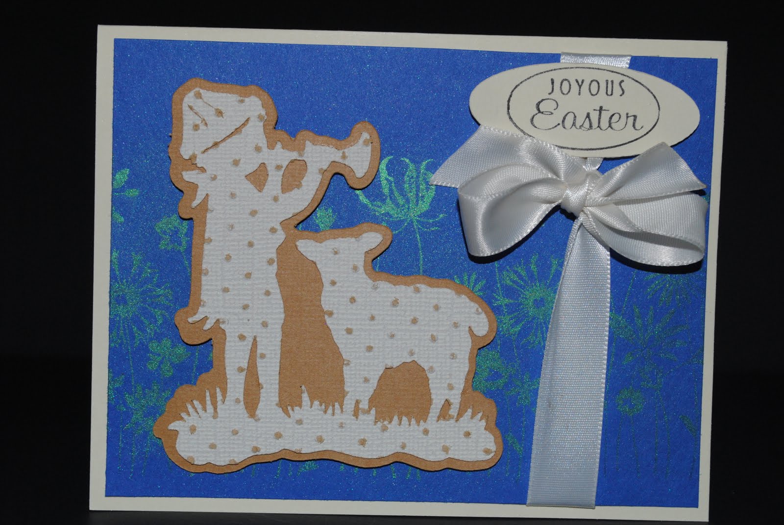 cricutology Joyous Easter Card (Nursery Rhyme Cricut Cartridge)