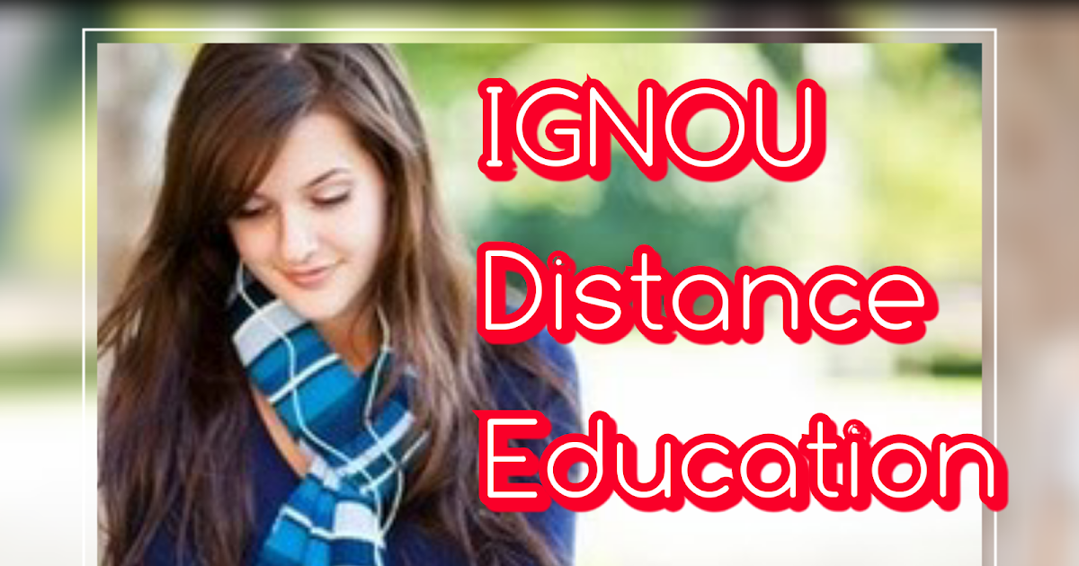 ignou university courses distance education