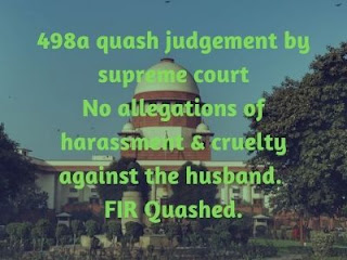 498a quash judgement by supreme court