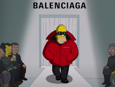 Balenciaga moda Paris Simpsons