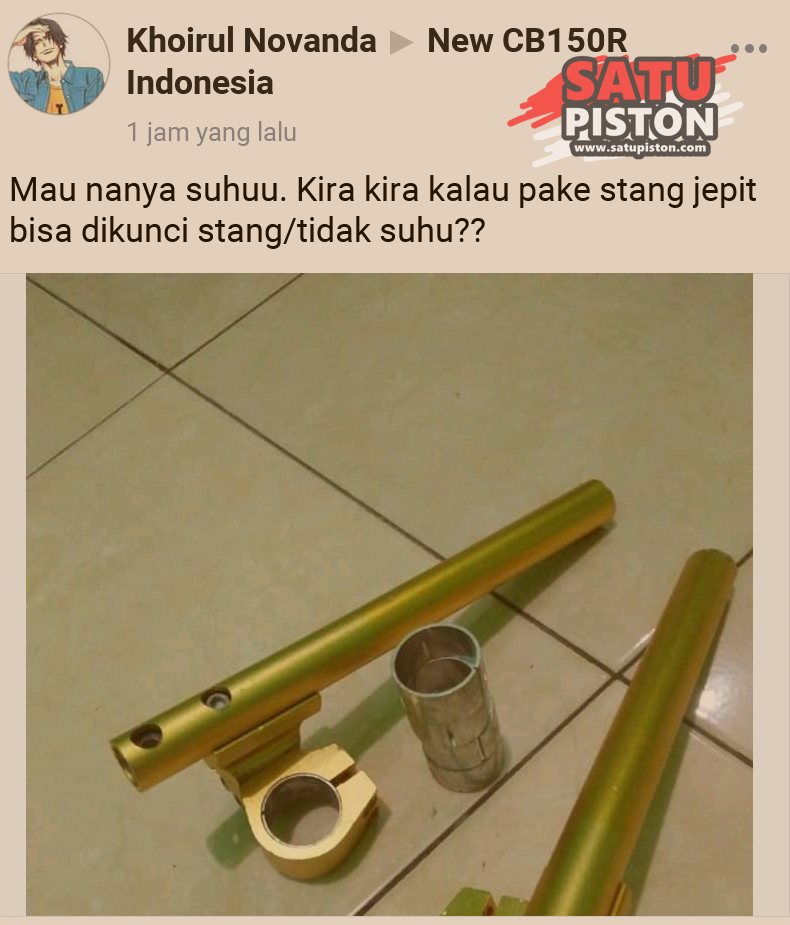 Apakah Motor Masih Bisa Dikunci Stang Ketika Kita Mengganti Stang Ke