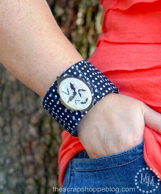 halloween bat bracelet