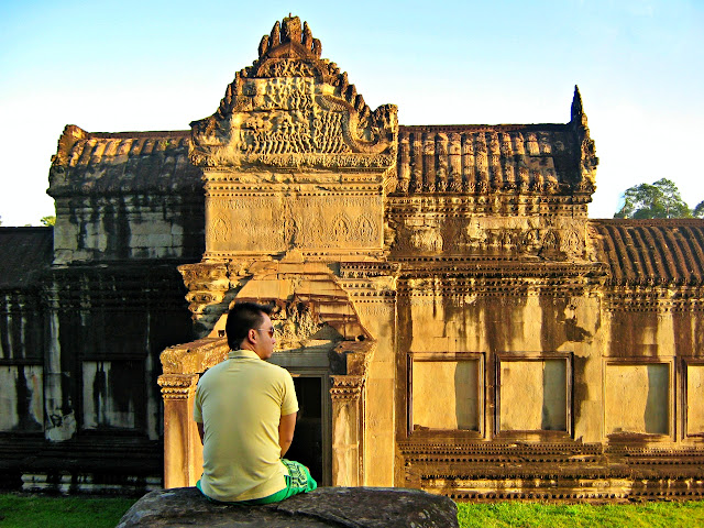 Chilling in Angkor Wat