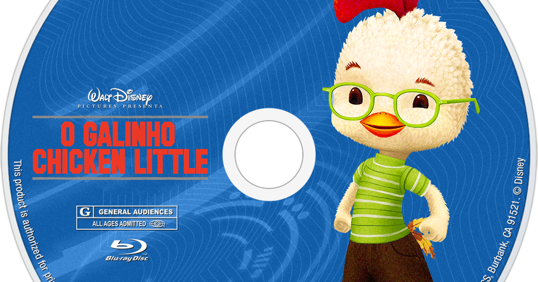 CAPAS DVDR GRATIS O Galinho Chicken Little (2005) Blu Ray CAPAS DVDR GRATIS O Galinho Chicken Little (2005) Blu Ray