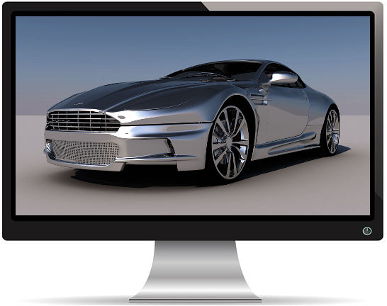 Aston Martin Chrome Luxe - Fond d'écran en Ultra HD 4K 2160p