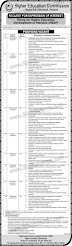 Jobs In Higher Education Commission Pakistan