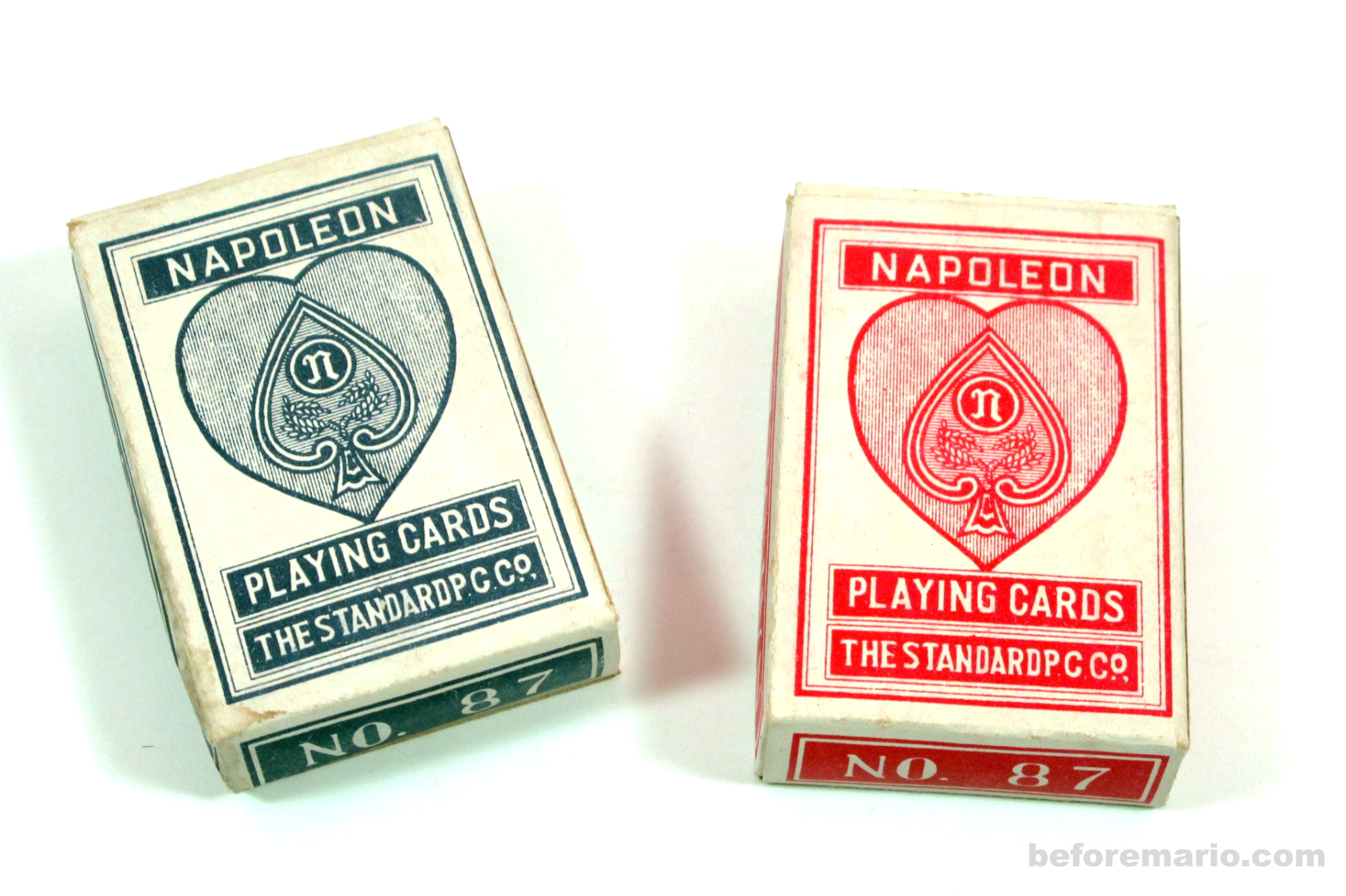 beforemario Nintendo Napoleon playing cards