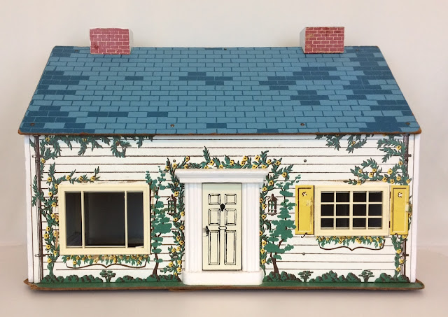 vintage masonite dollhouse
