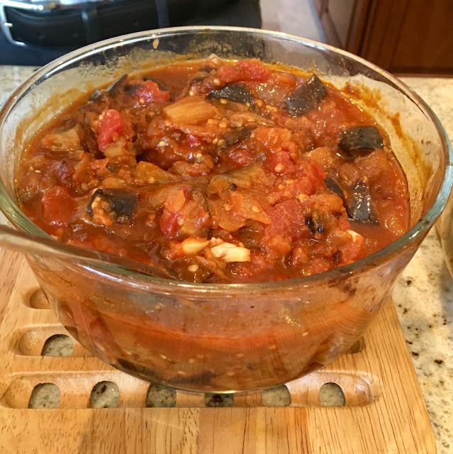 Gluten Free AZ Chunky Eggplant Sauce for Pasta