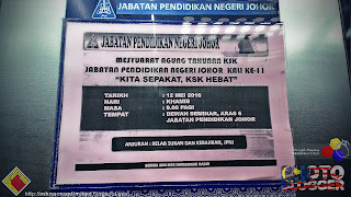 Mesyuarat Agung Tahunan KSK JPN Johor Kali Ke-11