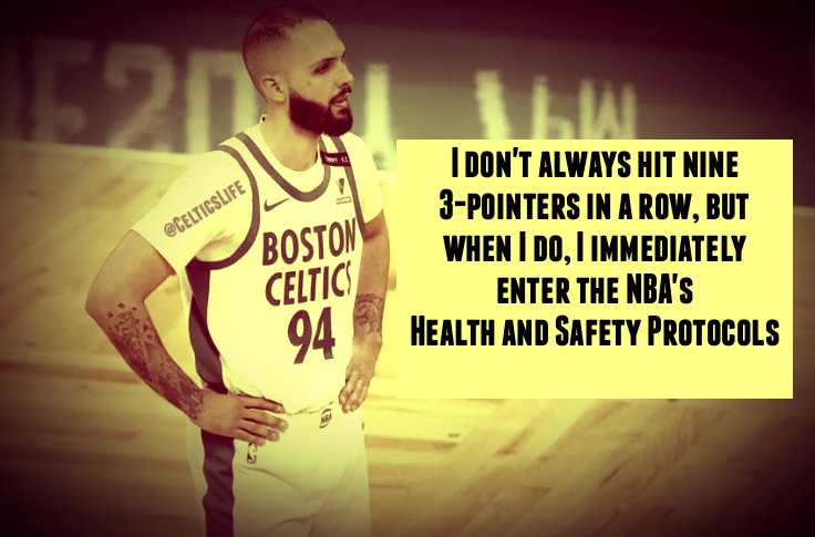 Fournier's hot shooting streak will end tonight... since he's out again due to NBA’s Health & Safety Protocols