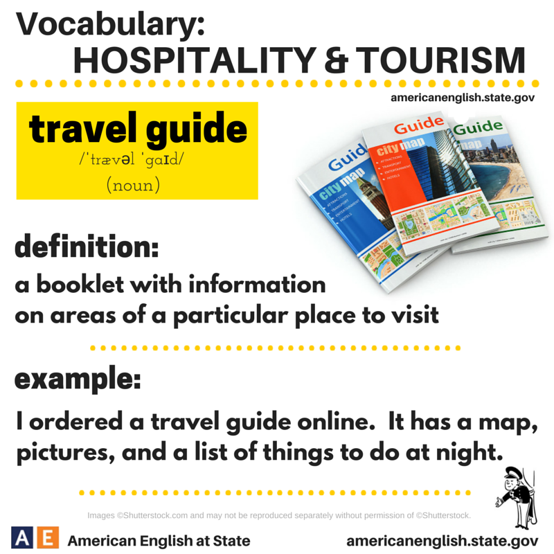 tourist guide vocabulary