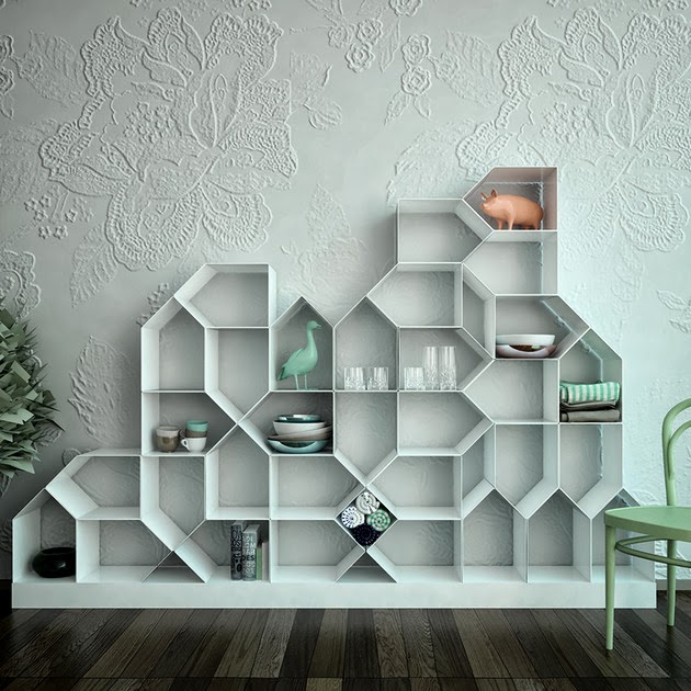  Desain  Rak  Dinding Modular Magnetik Desain  Rumah Modern  Minimalis 