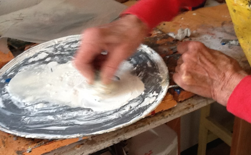 Encaustic and Cold Wax With Ezshwan in San Miguel de Allende