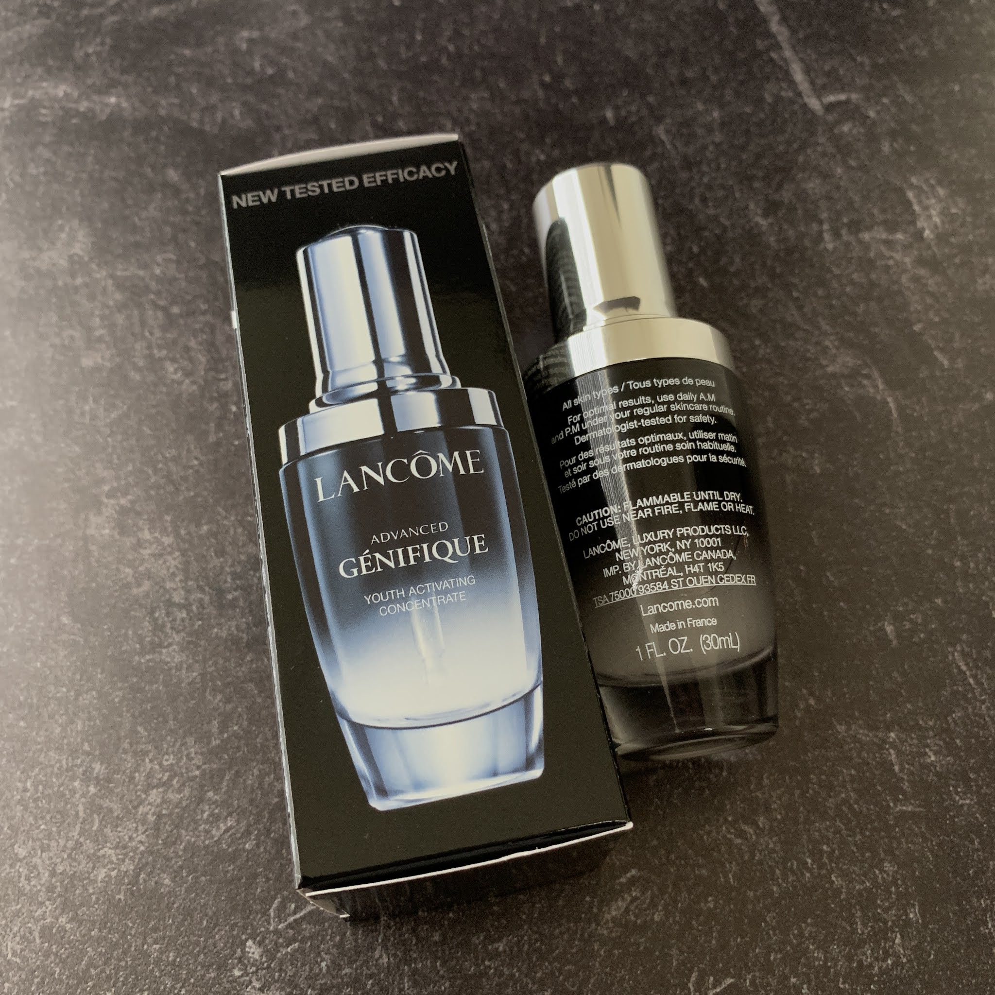 Paris Advanced Genifique Face Serum and Advanced Genifique Yeux
