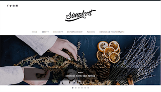 Simplart Minimal Blogger Template Simplart Minimal Blogger Template