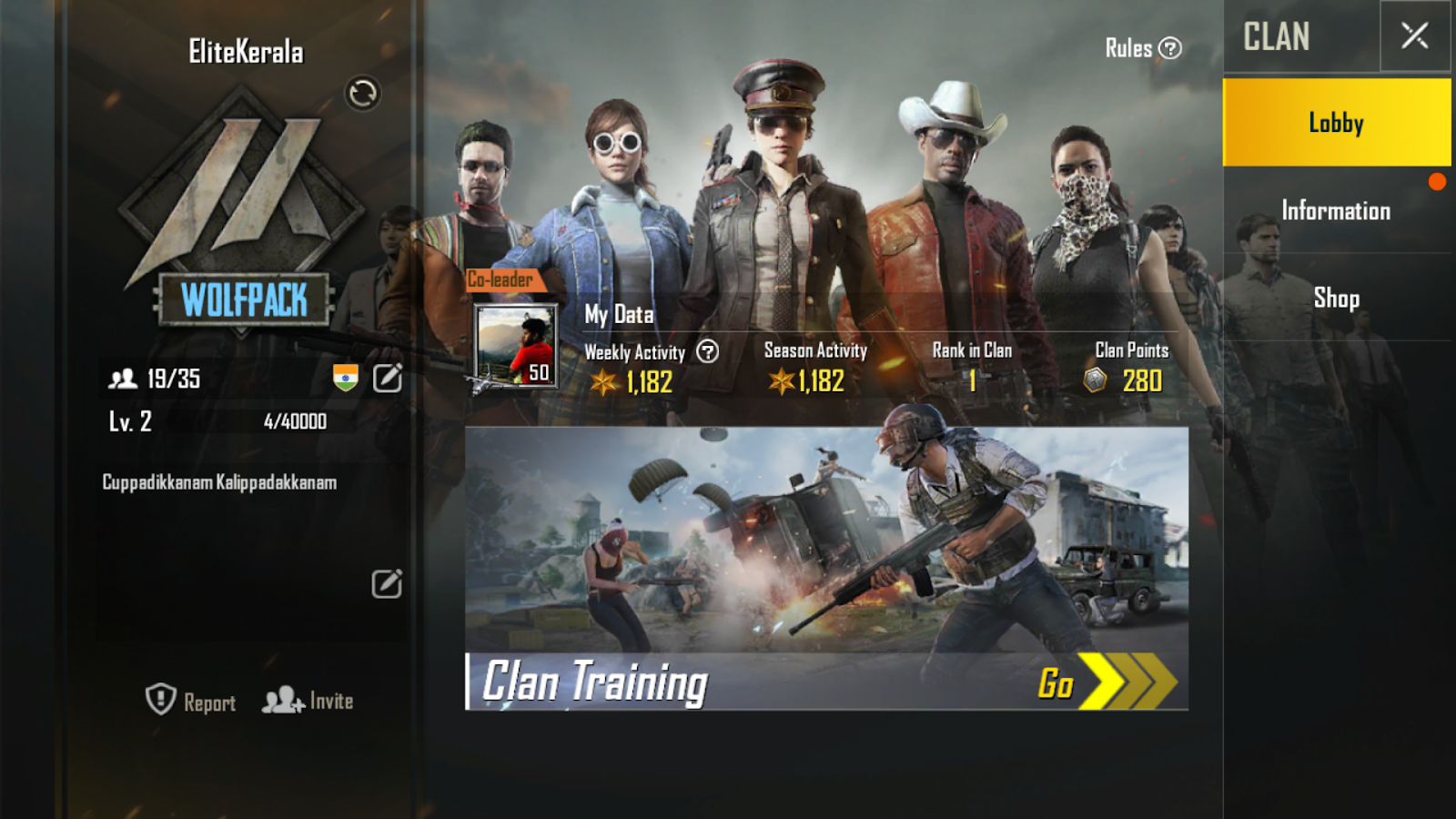 Clan Invite For Pubg Mobile Players From Kerala