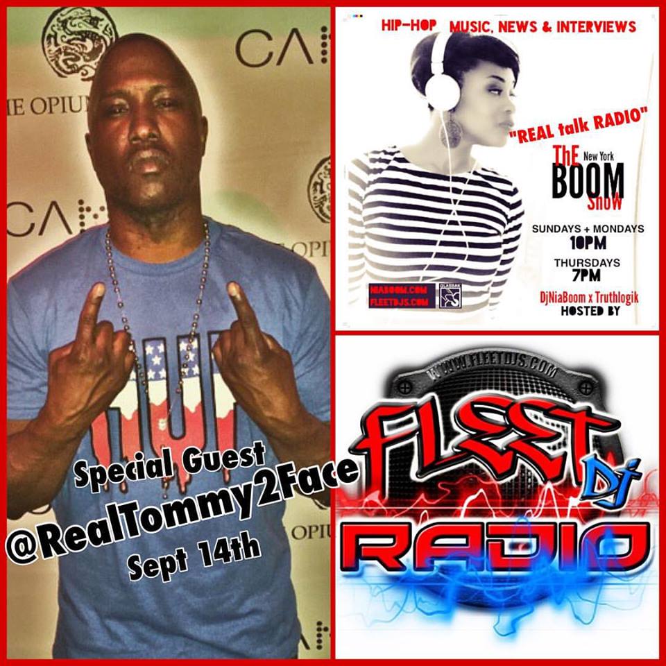 Dj Nia Boom's Official Blog: Tha Boom Show :Tommy 2 Face