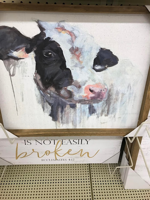 Farmhouse cow art