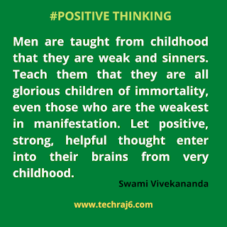 Positive Thinking Quotes By Swami Vivekananda