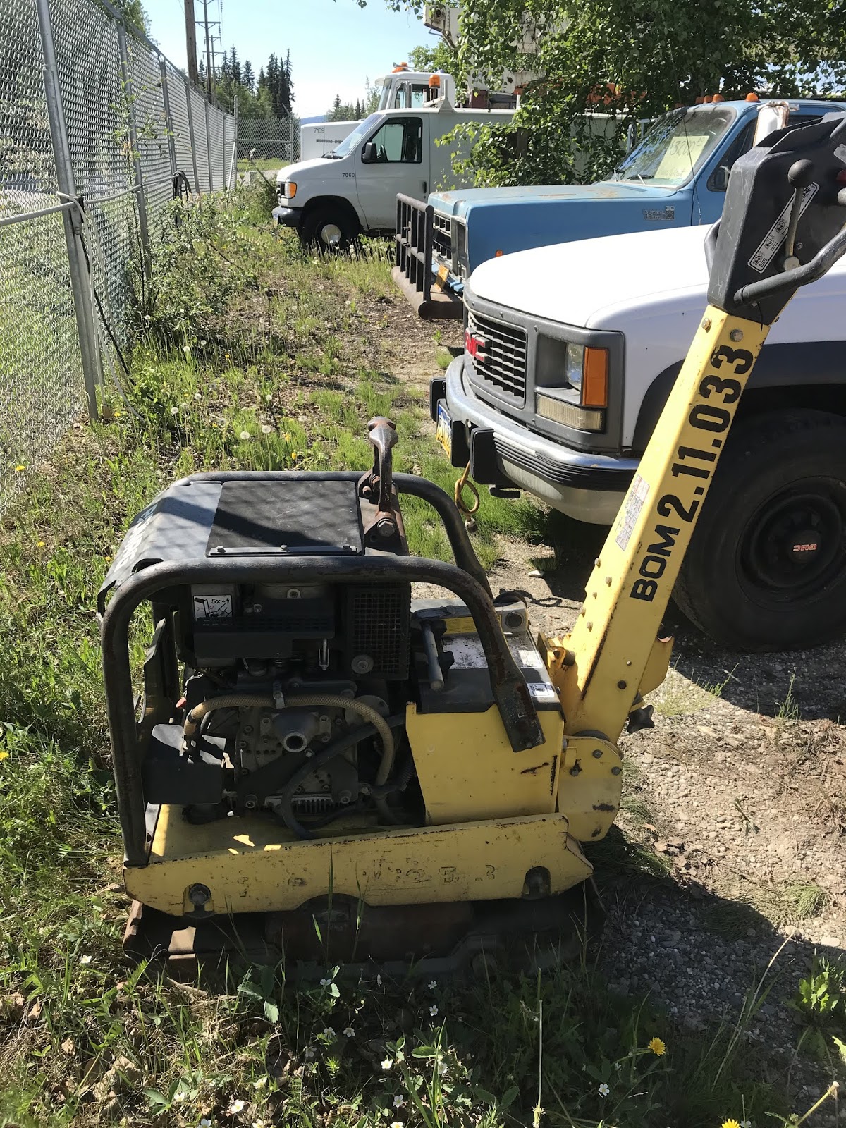 PAC Equipment Sales Bomag plate compactor