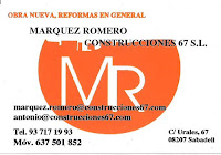 Márquez Romero Construcciones 67 S.L.