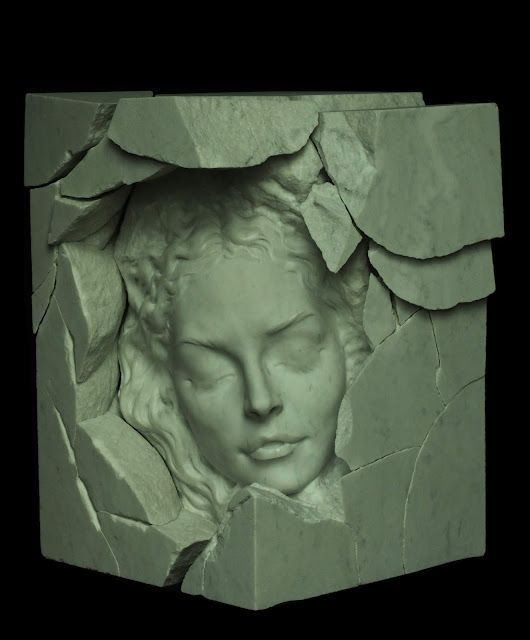 # Liberation # sculpture #marble # Carrara # Emmanuel Sellier #artist #stone #sculptor #woman portrait ## Liberazione # scultura # marmo # Carrara # Emmanuel Sellier # artista # pietra # scultore # ritratto di donna #