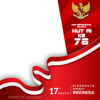 bingkai twibbon ucapan selamat hut ri ke 76 psd png - kanalmu