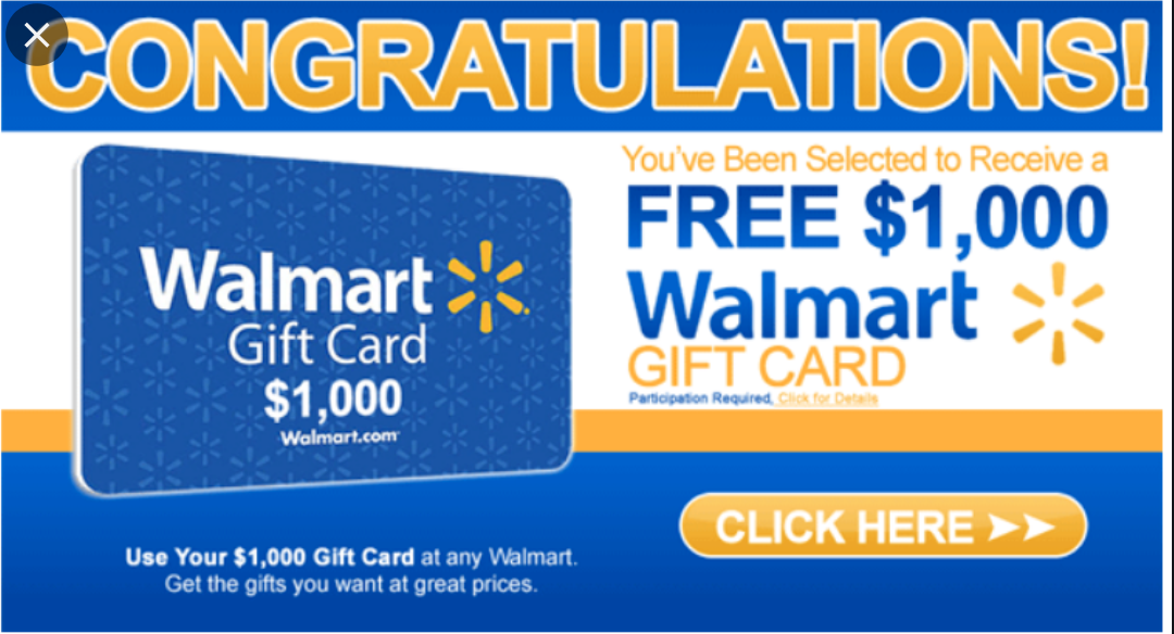 Walmart 1000 Gift Card