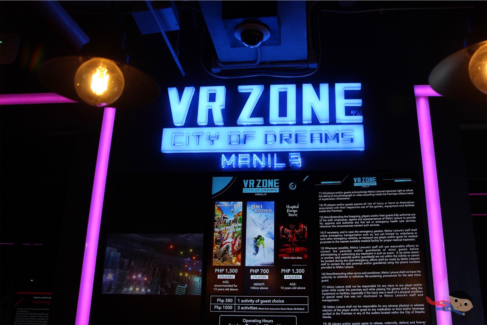 The Garage's VR Zone in City of Dreams Rates + Review Wander Kid