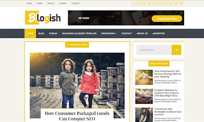 Theme Blogger Blogish