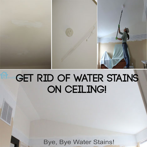 How To Remove Water Stain From Ceiling Without Painting How To Remove Water Stains From Ceiling Without Painting
