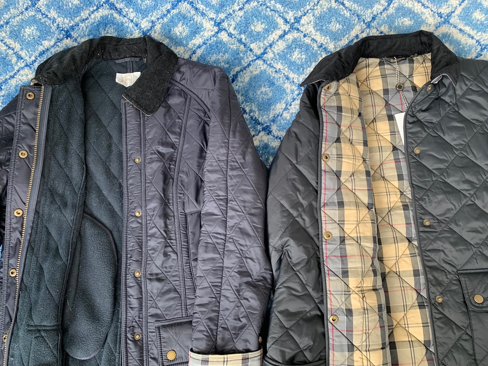 barbour oakland quilted jacket