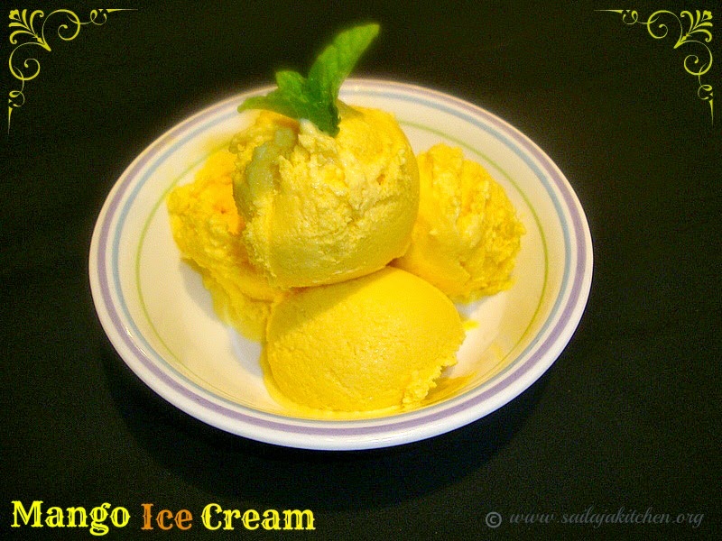 images for Mango Ice Cream Recipe / Eggless Mango Ice Cream Recipe / Easy Mango Ice Cream Recipe / Homemade Mango Ice Cream Recipe