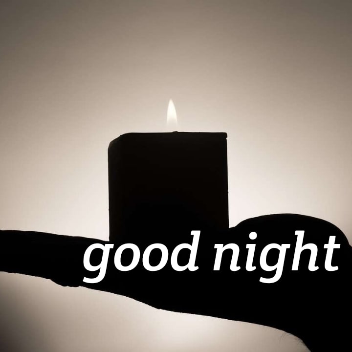 Good night candle images