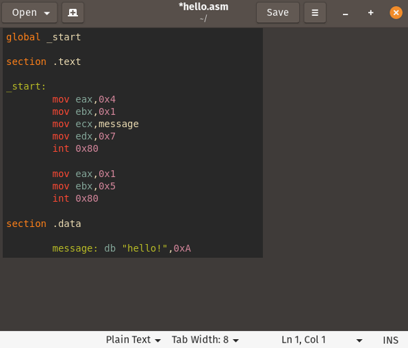 Assembly Language Hello World Road To Binary Exploitation Reverse