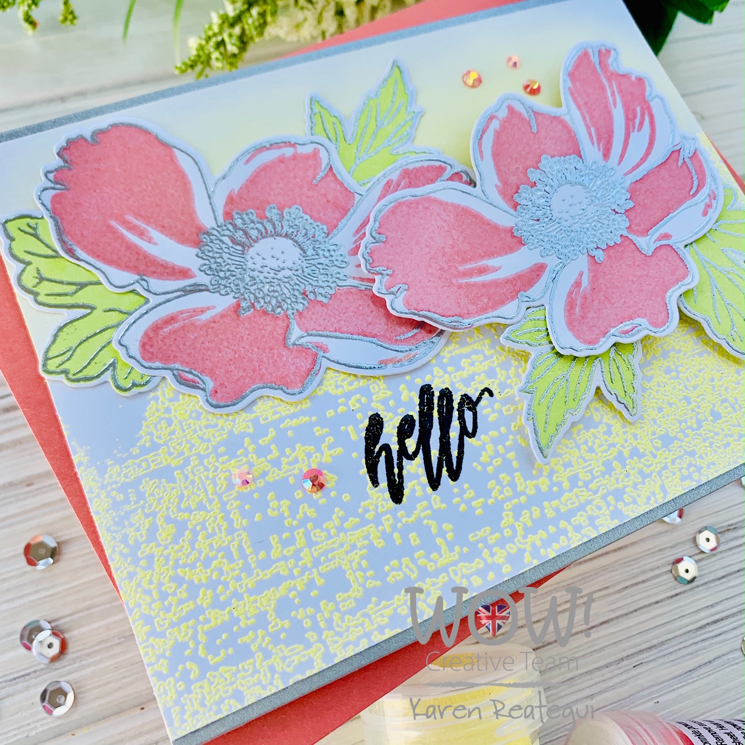 Heat Embossing with Karen Reategui