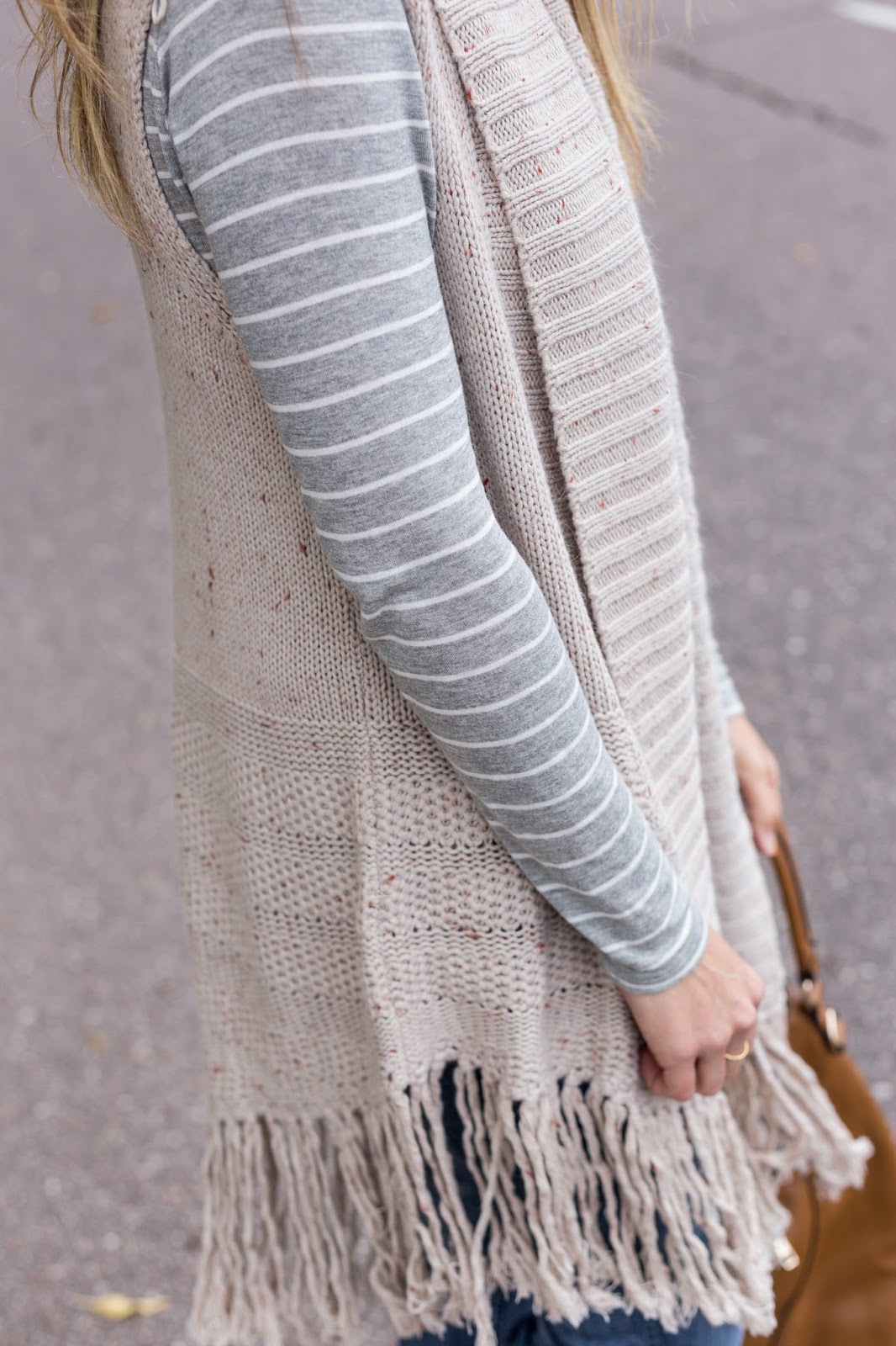 3 Tips For Layering A Fringe Vest For Fall Leah Behr