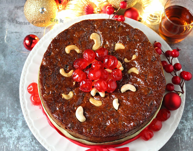 Kerala Christmas Fruit Cake/ Plum Cake Recipe