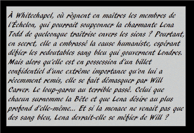 Londres, ténébreuse, tome bête l'ombre McMaster