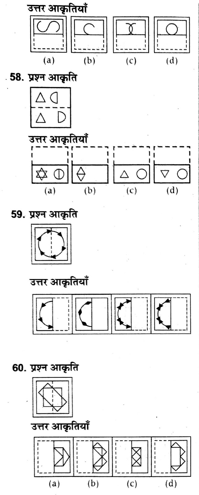 Paper folding and paper cutting / कागज मोड़ना एवं कागज काटना reasoning