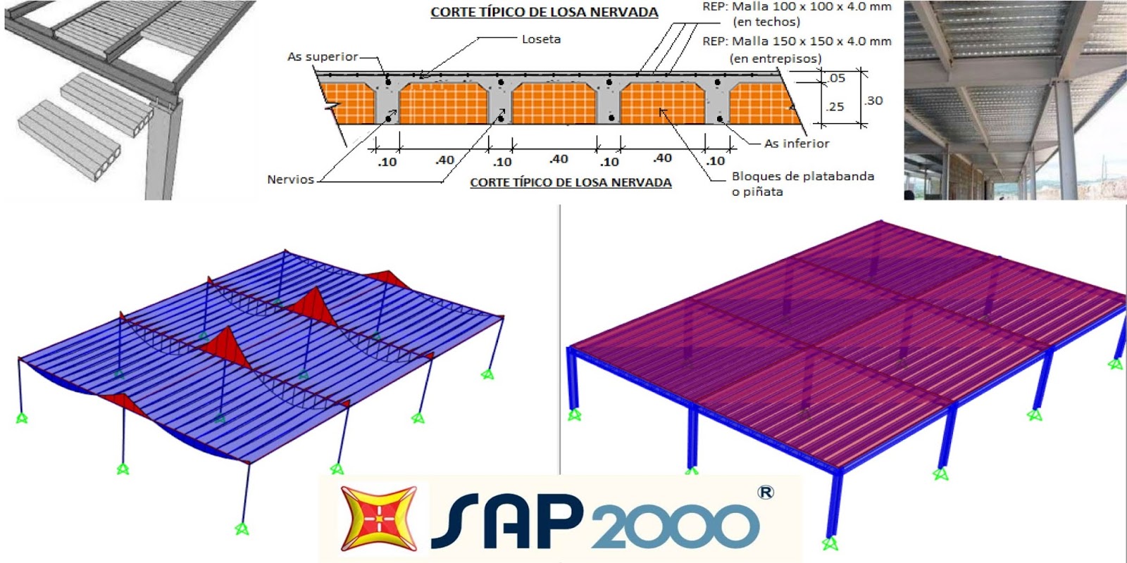 Modelar-losas-SAP2000