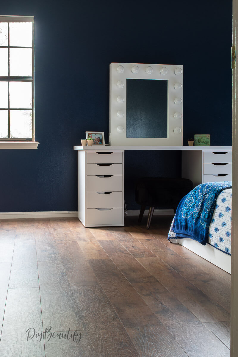 New Wood Laminate Floors in the Bedrooms DIY Beautify Creating Beauty at Home