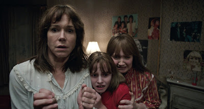 Frances O'Connor, Madison Wolfe and Lauren Esposito in The Conjuring 2